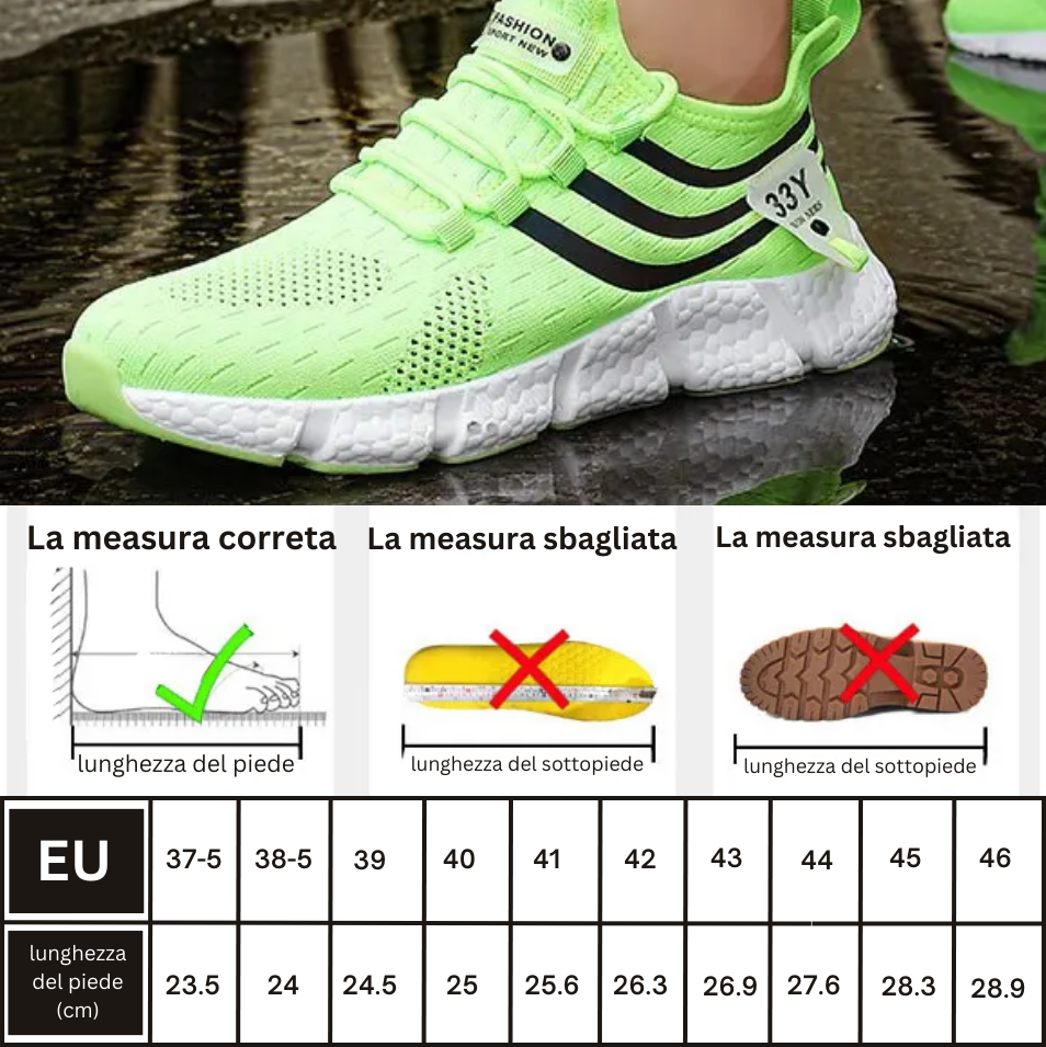 SCARPE DA  CORSA SPORTIVE DA UOMO