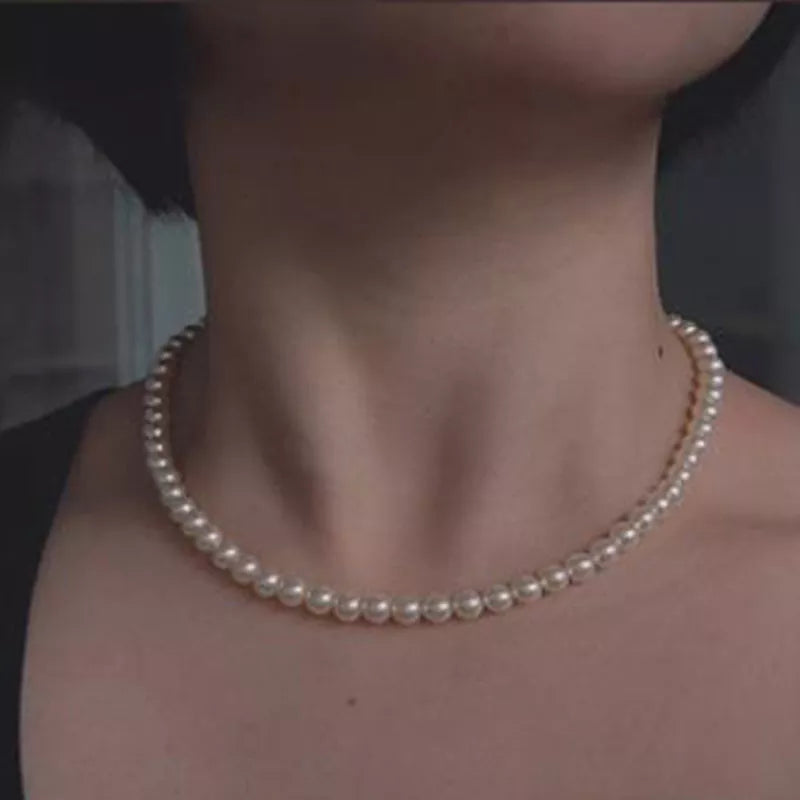 Collana con Catena di Perle