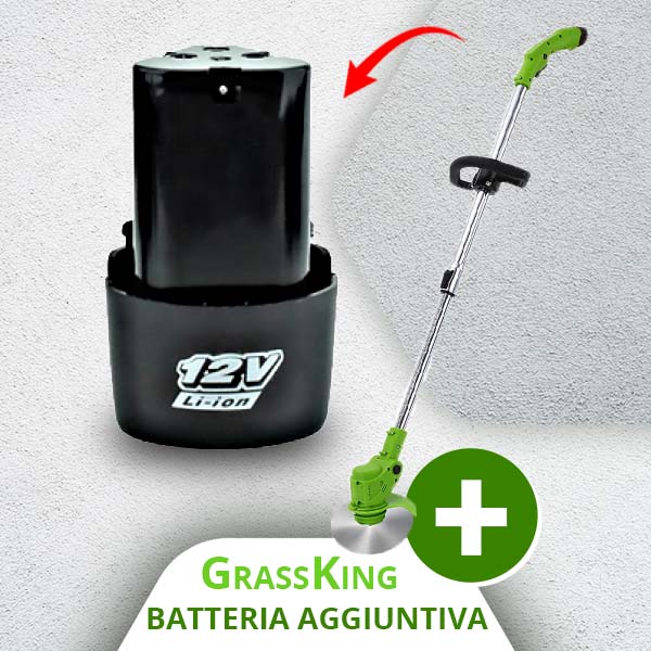 GRASSKING™ - TAGLIAERBA A BATTERIA